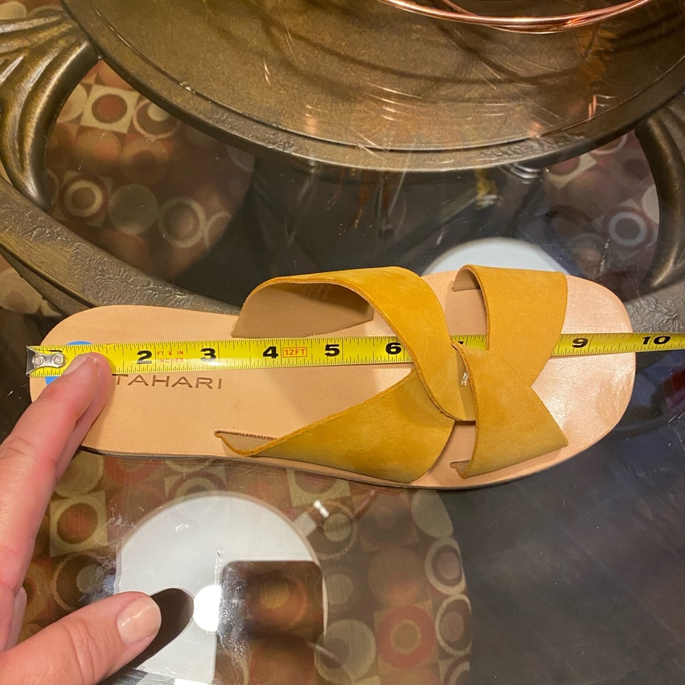 TAHARI - LEATHER SANDALS - Picture 6 of 7